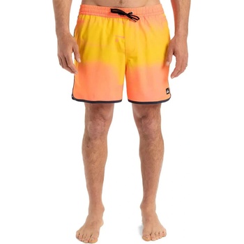 Quiksilver Бански гащета Quiksilver Surfsilk Scallop Volley 16´´ swimming shorts - Orange (Fiery Coral Bloomfade)