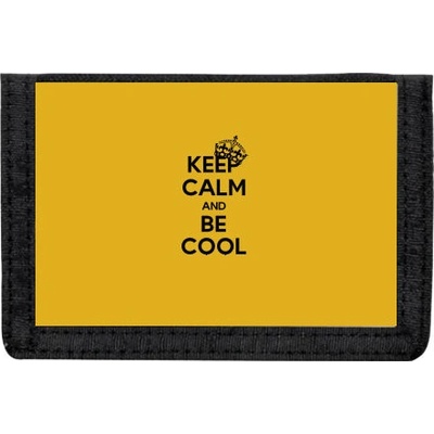 Peněženka na suchý zip Keep calm and bee cool