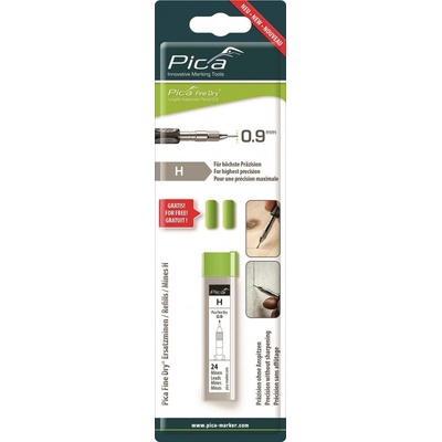 Pica sada náhradních tuh pro automatickou rýsovací tužku Fine Dry H 24 ks 7050/SB