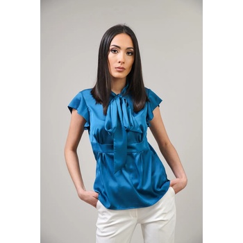 Image 1 of Radek's Collection Елегантна дамска блуза в петролено син цвят 82131-405
