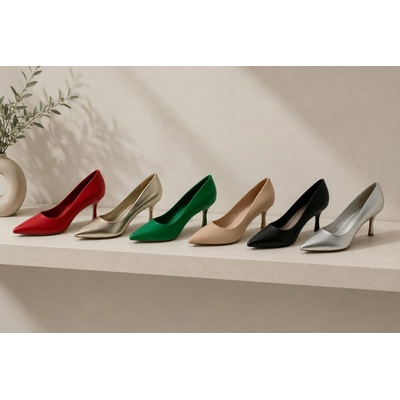 Ideal Shoes dámské lodičky černá