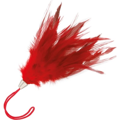 Меки пера за еротично докосване, червени - Darkness Feathers Red (D-221173)