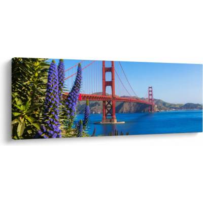 Obraz - Golden Gate Bridge, San Francisco, jednodílný 100x40 cm – Hledejceny.cz