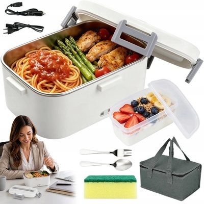 ELEKTRICKÝ LUNCH BOX 1,8L 60W 220V/12V/24V OHŘÍVAČ JÍDLA DO AUTA – Zboží Dáma