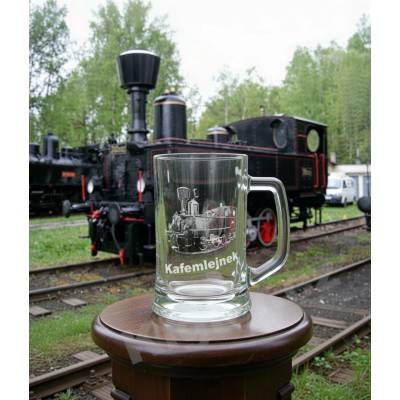 Kigler půllitr parní lokomotiva Kafemlejnek 500 ml