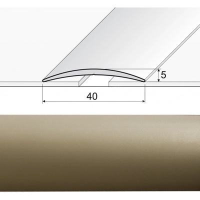 Jutex A13 Prechodová lišta champagne