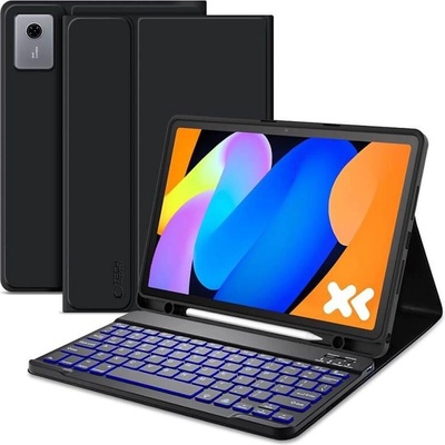 Tech-Protect Калъф с Клавиатура за Lenovo Idea Tab 11" TB-336, Tech-Protect SC Pen Keyboard Case, Черен (5906302331932)