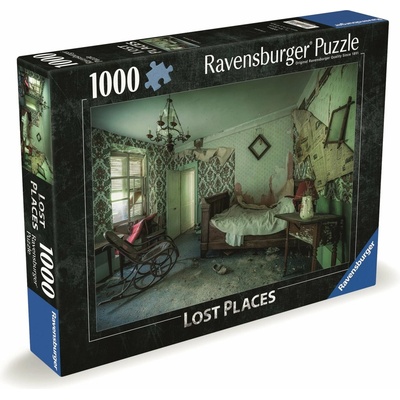 Ravensburger 173600 Ztracená místa: Zelená ložnice 1000 dílků