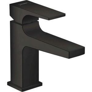 Hansgrohe Metropol - Смесител за мивка с изпразнител Push-Open, черен мат 32500670 (32500670)