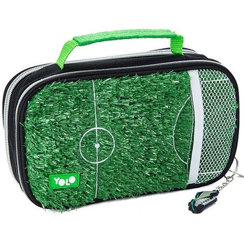 YOLO Несесер с дръжка YOLO Soccer - Football Field, 2 ципа (121280-165-1)