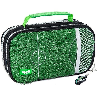 YOLO Несесер с дръжка YOLO Soccer - Football Field, 2 ципа (121280-165-1)