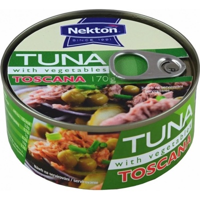 Nekton Tuňák kousky se zeleninou Toscana 170 g