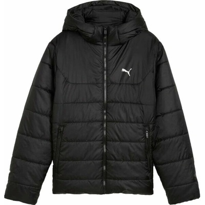 Puma Essentials Hooded Padded Jacket černá – Zboží Dáma