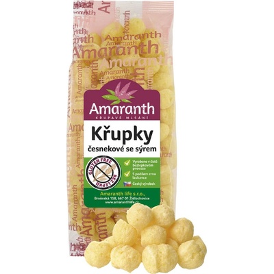 Amaranth Life Amaranth chrumky cesnak a syr 50 g