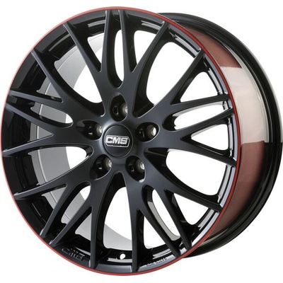 CMS C8 8x18 5x112 ET35 black red