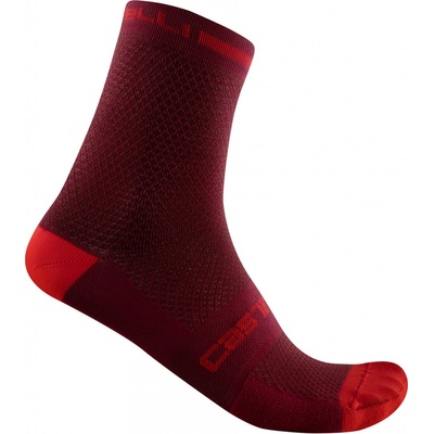 Castelli SUPERLEGGERA T 12 ponožky bordeaux