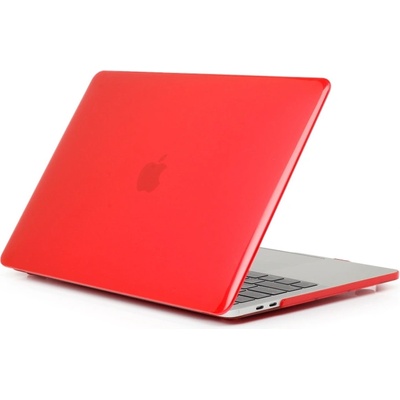 PROTEMIO 43410 CRYSTAL Plastový kryt pre MacBook Pro 13" A1989 / A2159 / A2251 / A2289 / A2338 červený