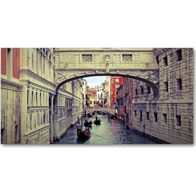 Foto obraz sklo tvrzené Benátky Taliansko 100x50 cm