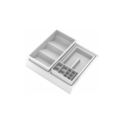 Kúpeľňový organizér s príslušenstvom 350mm 308x322x90mm biela