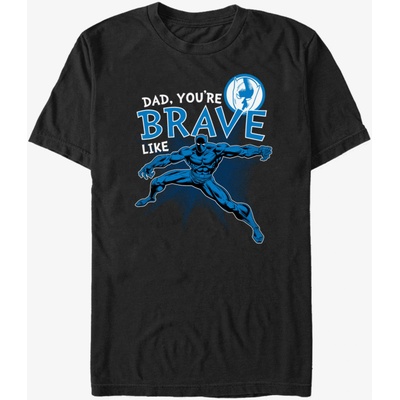 ZOOT. Fan Черна унисекс тениска ZOOT. Fan Marvel Brave Like Dad ZOOT. Fan | Cheren | МЪЖЕ | L