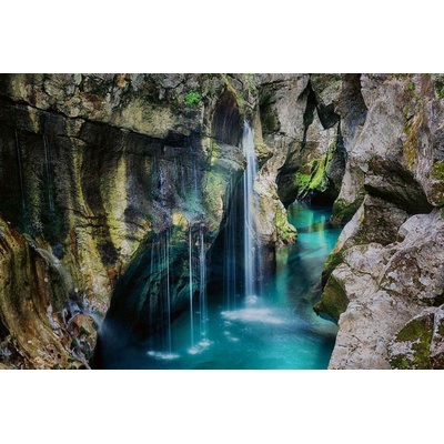 DIMEX ART Флизелинов фототапет водопад в словения 375 x 250 см