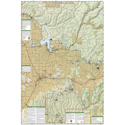 Durango Cortez Colorado turistická mapa GPS komp. NGS