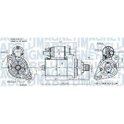Startér MAGNETI MARELLI 063721322010