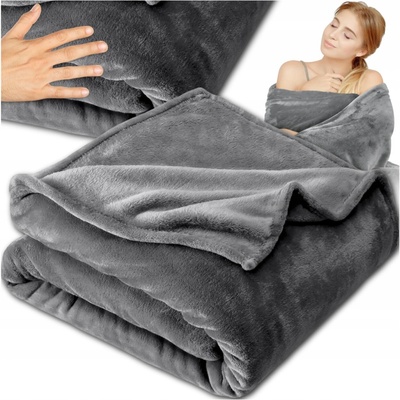 Ruhhy 22695 Deka fleecová sivá 160x200