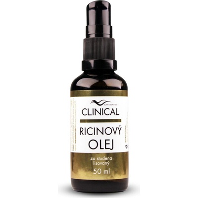 Clinical Ricinový olej za studena lisovaný 50 ml – Zboží Mobilmania