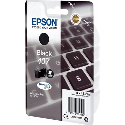 Epson 407 Black - originálny
