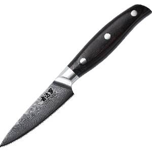 Gudaro - Дамаски кухненски нож SHIRO 3, 5", 67 слоя стомана, дължина 9, 5 см (GU0032)