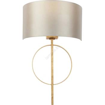Endon Lighting 95210 - Стенна лампа 1xE27/10W/230V сива/месинг (EN0535)