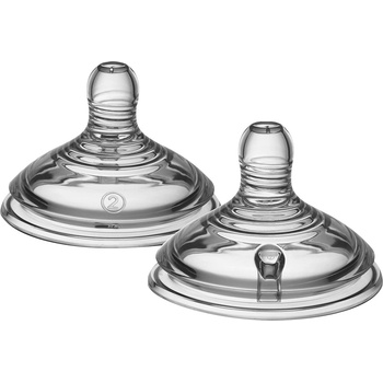 Tommee Tippee Биберони Tommee Tippee - Natural Start, Medium 2 капки, 3m+, 2 броя (TT.0005)