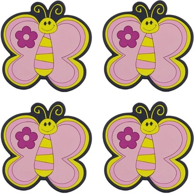Bellatex prostírání 1100/061 motýl růžový 10x10cm