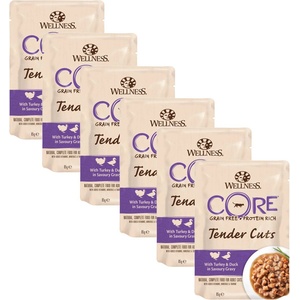 Wellness Core Tender Cuts пуйка & патица 6 x 85 г