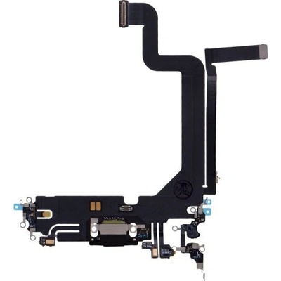 Nabíjecí deska a flex pro Apple iPhone 14 Pro Max Space Black (Genuine)