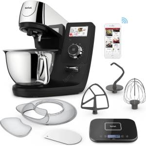 Tefal - кухненски робот с вграден кантар I-COACH TOUCH 1200W/230V неръждаема стомана (GS1432)