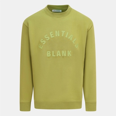 Blank Essentials Мъжка блуза Blank Essentials Arch Sweatshirt Mens - Olive Khaki