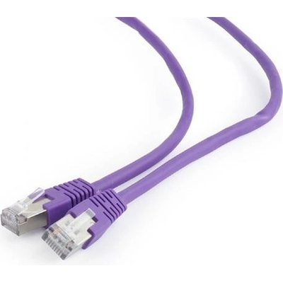 Gembird PP6-0.5M/V Patch CAT6 stíněný FTP, 0,5m, fialový