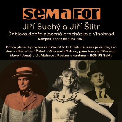 Semafor, Suchý Jiří, Šlitr Jiří: Komplet 9 her z let 1965-1970: 15CD
