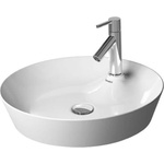 Duravit Cape Cod - Умивална чаша, диаметър 48 см, 1 отвор за смесител, DuraCeram, матово бяло 2328483200 (2328483200)