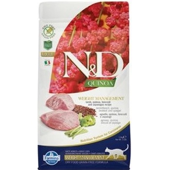 N&D QUINOA grain free cat WEIGHT MANAGEMENT Lamb 1,5 kg