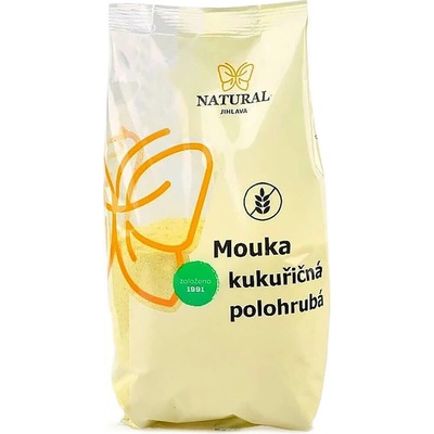 Natural Jihlava kukuřičná mouka polohrubá 400 g