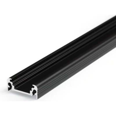Lišta pro LED WIRELI SURFACE 10 naložená ČERNÁ - 4bm