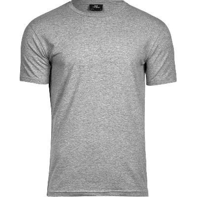 Tee Jays 400 pánské elastické tričko heather šedá