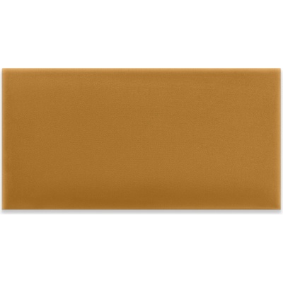 Čalouněný nástěnný panel Intesi žlutý 80x20 cm velurový do ložnice