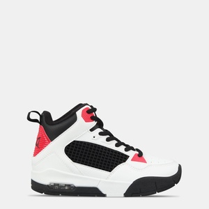 Everlast Баскетболни кецове Everlast Kids Layup Lace Up Basketball Trainers - White/Blk/Red
