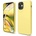 elago Soft Silicone Case - силиконов (TPU) калъф за iPhone 12 mini (жълт)