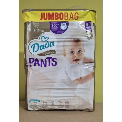 Dada JUMBOBAG extra care PANTS 4 8-15kg 78ks
