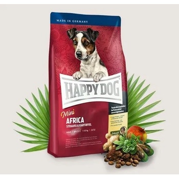 Happy Dog Supreme Mini Africa - за кучета от малки породи над 1г с месо от щраус 800gr